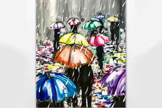 Paint Nite: Rainy Reflections